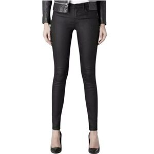All Saints Ashby Charcoal‎ Black Skinny Jeans size 29